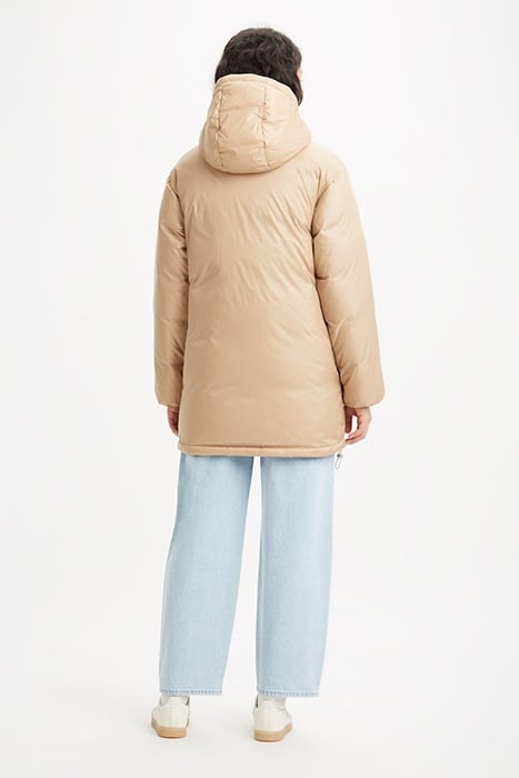 LUNA PUFFER COAT IN BEIGE 2