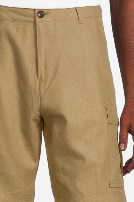 RELAXED FIT CARGO SHORTS SAND 4