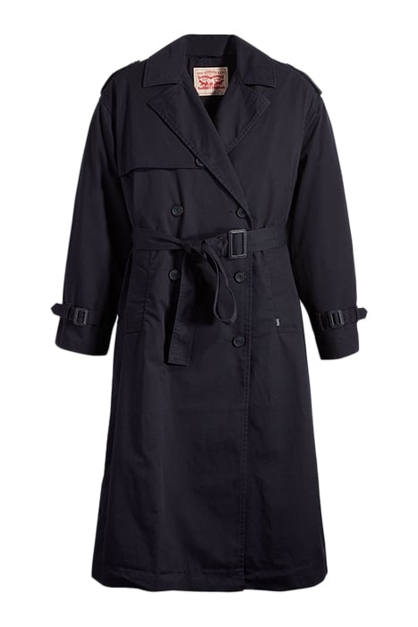 SLACKER TRENCH COAT BLACK 3