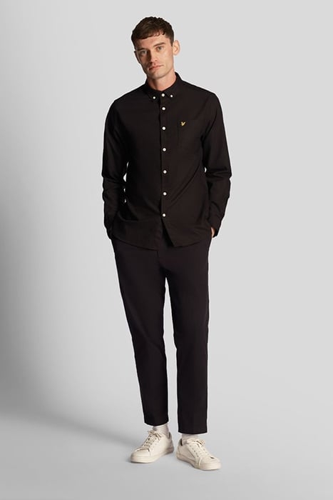 REGULAR FIT LIGHT WEIGHT OXFORD SHIRT JET BLACK 3