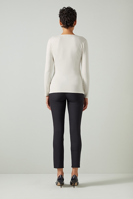 EAMES - LONG-SLEEVED TOP IVORY 3