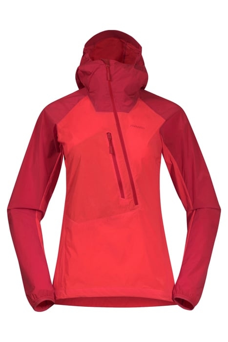 CECILIE LIGHT WIND ANORAK LIGHT DAHLIA RED/DAHLIA RED 2