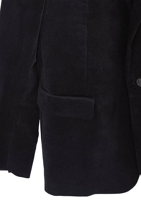BLACK VELVET SUIT JACKET BLACK 3