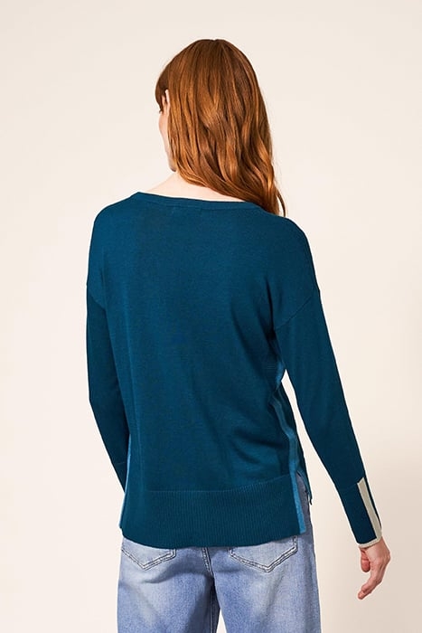 OLIVE JUMPER DARK TEAL 2