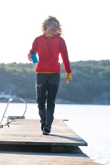 CECILIE LIGHT WIND ANORAK LIGHT DAHLIA RED/DAHLIA RED 1