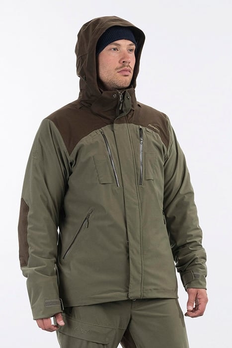 HOGNA V2 2L JKT GREEN MUD / DARK WOOD BROWN 1