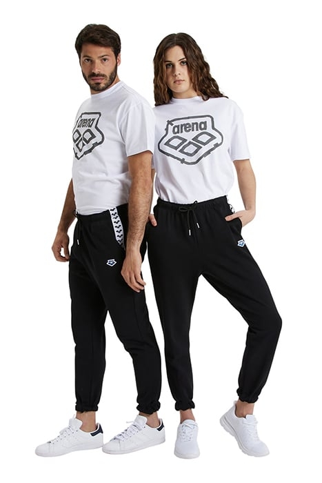 ARENA ICONS PANT SOLID BLACK-WHITE-BLACK 1