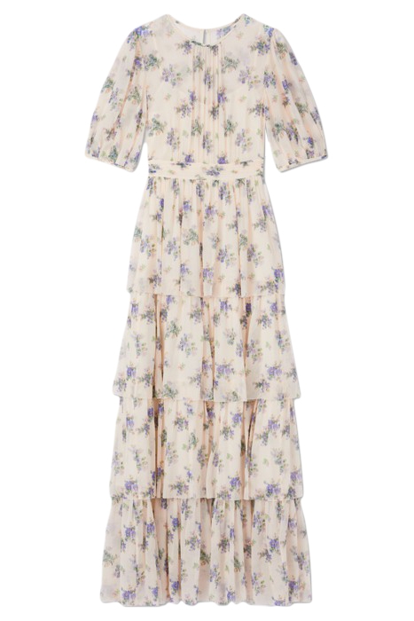 BOUVIER TIERED MAXI DRESS CREAM 3