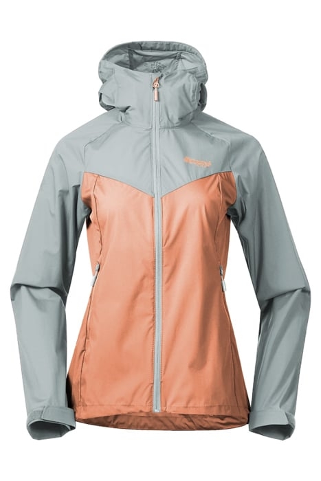 MICROLIGHT W JACKET CANTALOUPE/MISTY FOREST 2