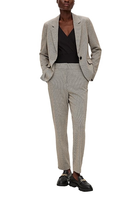 S.OLIVER PANTS 7/8 GREY/BLACK 1