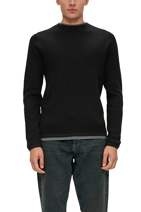 S.OLIVER PULLOVER BLACK 1