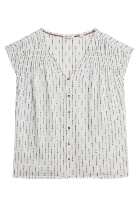 RAE COTTON VEST IVORY 1