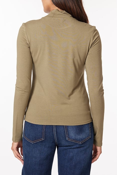 LONG SLEEVE MOCK NECK DUSTY GREEN 3
