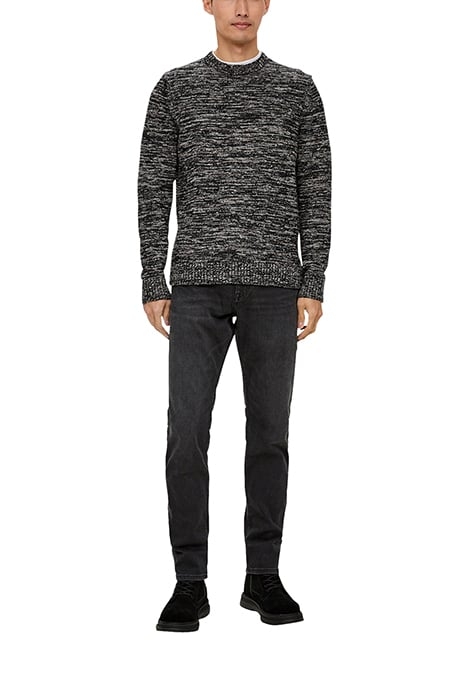 S.OLIVER PULLOVER GREY/BLACK 3