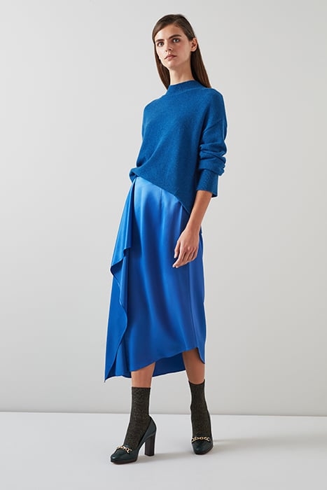 ZOE - MIDI SKIRT BLUE 5
