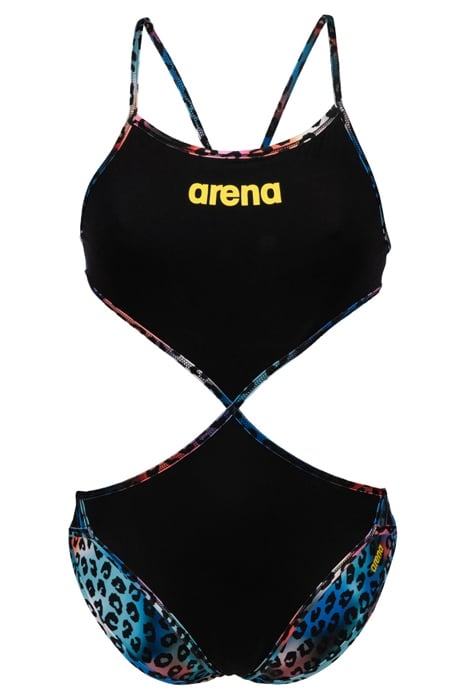 WOMEN'S RULE BREAKER SWIMSUIT TWIST'N'MI BLACK-MULTI-MULTI 7