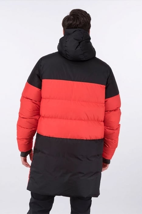 OSLO UNISEX DOWN PARKA RED SAND / BLACK 2