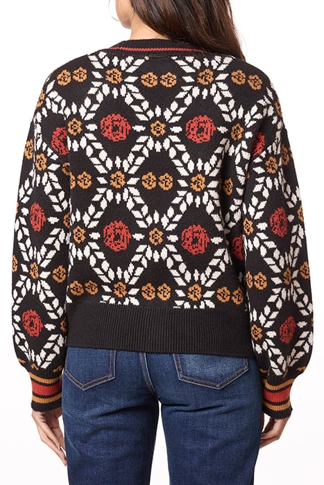 SWEATER CARDIGAN KETCHUP/MEERKAT/BLK NIGHT/EGGNOG 2