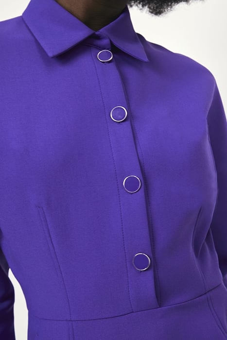 JOSIAH BAT SLEEVE DRESS ROYAL PURPLE 5