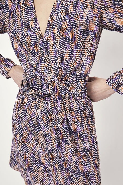 DORLIA PRINTED MINI DRESS MULTICOLOUR 4