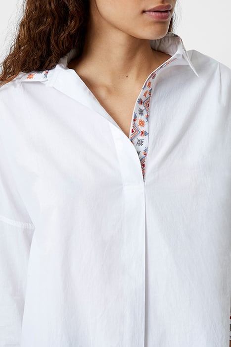 EMBROIDERED LS POPOVER WHITE 3