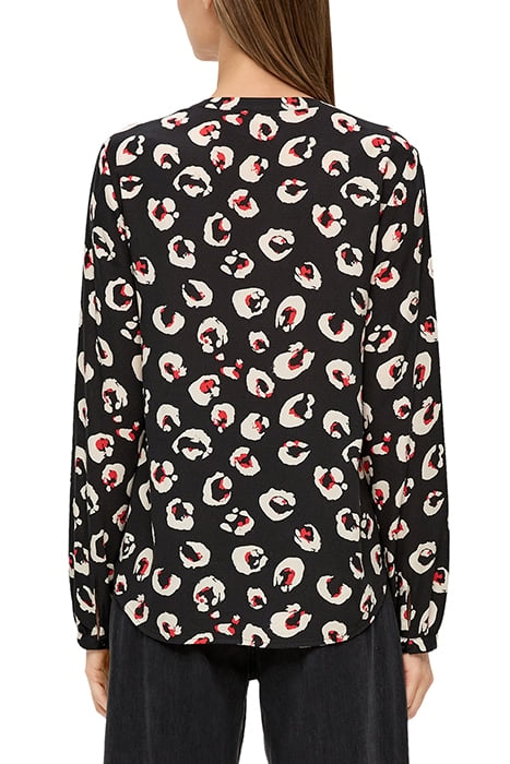 S.OLIVER BLOUSES GREY/BLACK 2