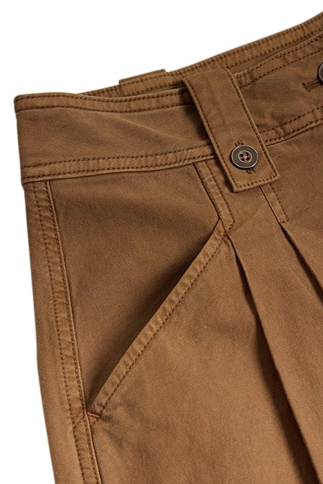 TARA CHINO SKIRT MID TAN 4