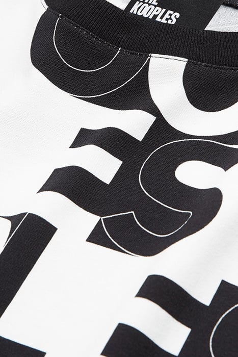 T SHIRT MONOGRAMME BLACK / WHITE 7