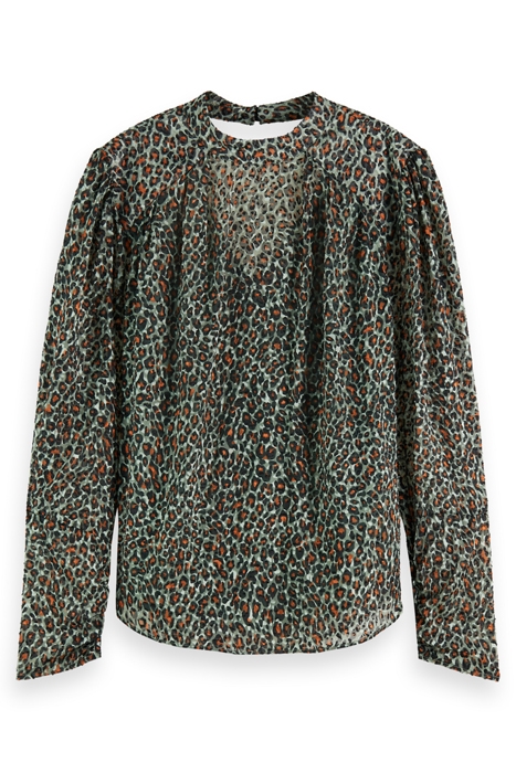 MOCK NECK TOP WITH OPEN BACK DETAIL CREATURES OF THE NIGHT F 4