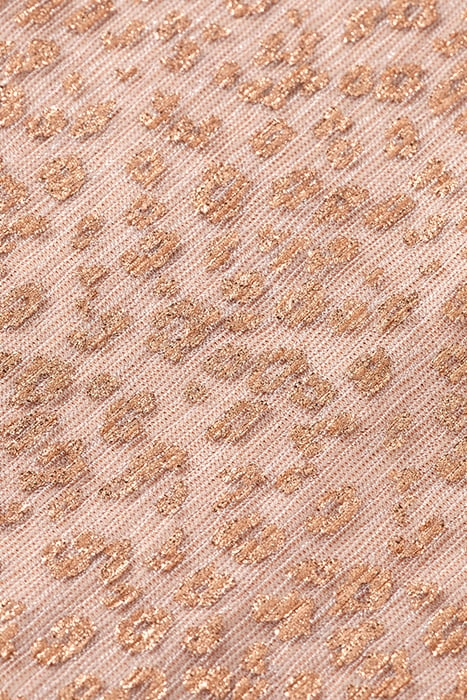 BALLOON SLEEVE MINI DRESS METALLIC ROSE 7