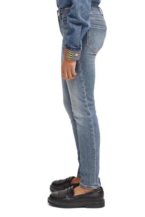 GIRLS MILOU SKINNY JEANS – ELECTRIC BLUE 6