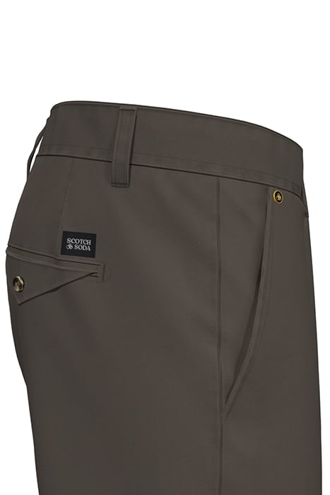 ESSENTIALS - MOTT SUPER SLIM-FIT STRETCH TWILL CHINO DARK TA 5
