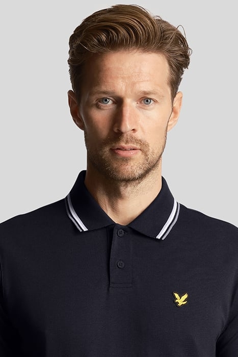TEAM TIPPED POLO DARK NAVY 5