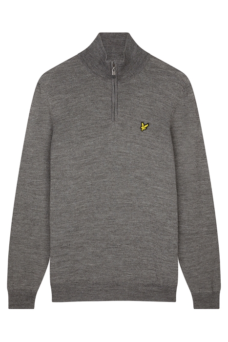 GOLF CORE 1/4 ZIP MERINO MIX MID GREY MARL 4