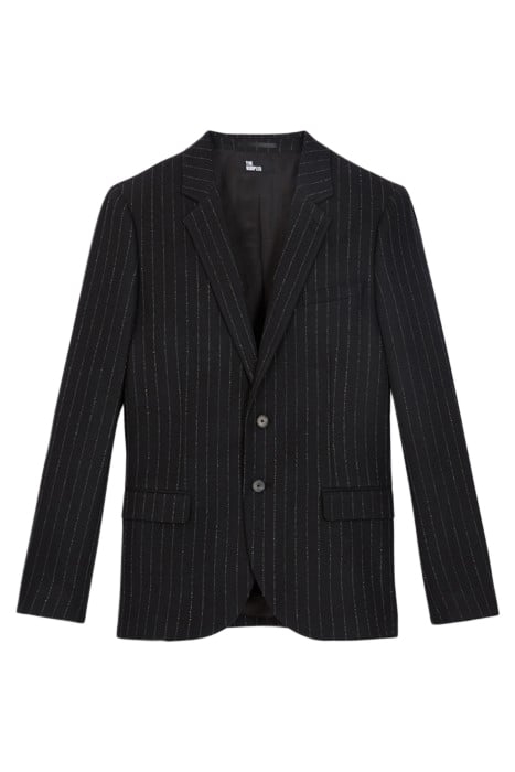 VESTE COSTUME RAYURES BLACK WHITE 5