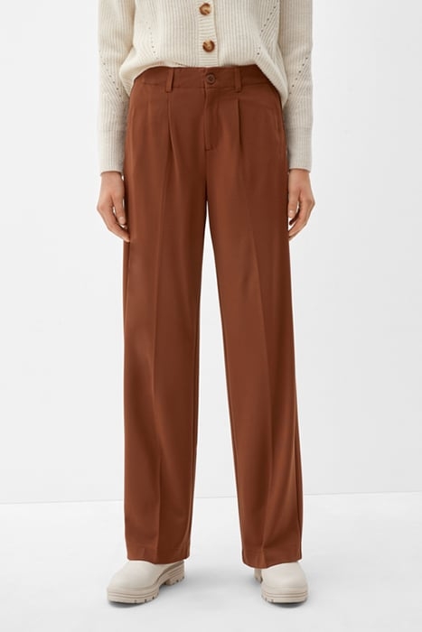S.OLIVER PANTS BROWN 1