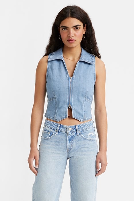 LILOU TANK TOP BLUE 1