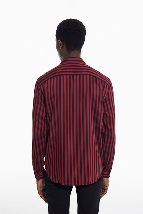 CHEMISE MANCHES LONGUES RED / BLACK 2