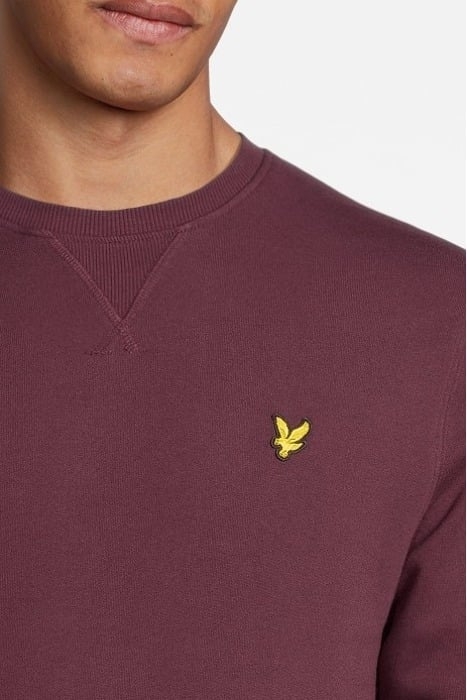 FOOTBALL WORLD GRAPHIC CREW NECK SWEATSHIRT BURGUNDY 4