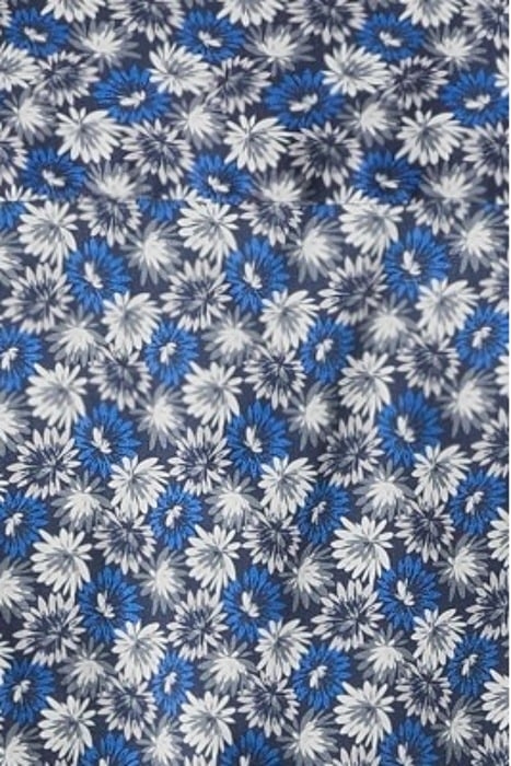 FLORAL PRINT RESORT SHIRT DARK NAVY 5