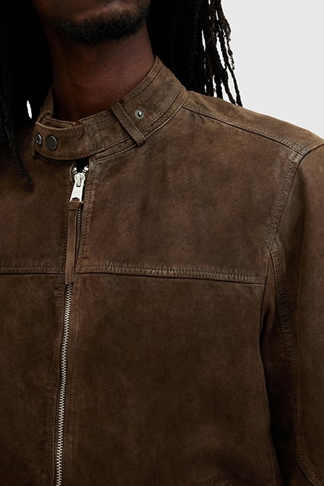 CORA SUEDE JACKET WOODLAND BROWN 7