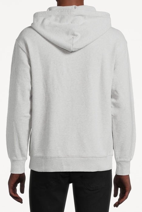 RELAXED JEANS HOODIE WHITE 2