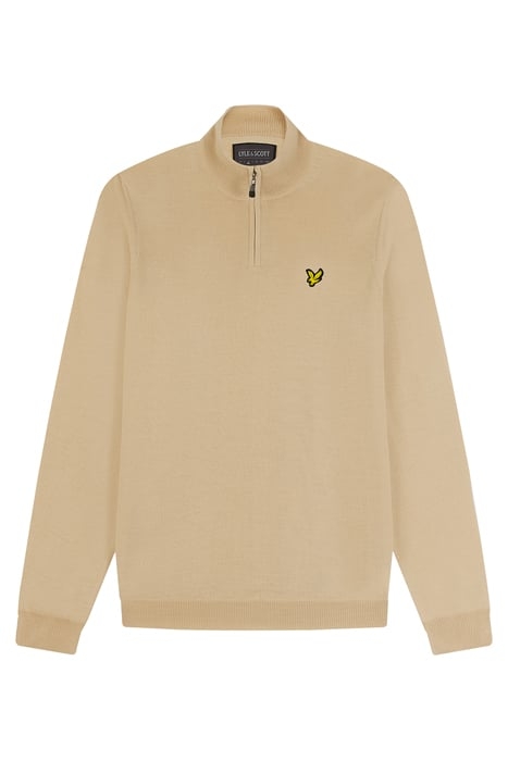 GOLF CORE 1/4 ZIP MERINO MIX SAND DUNE 4