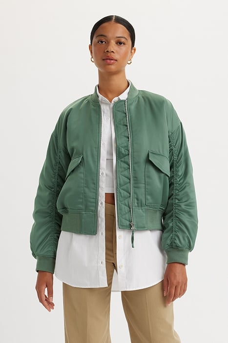 BOMBER JACKET IN GREEN 1