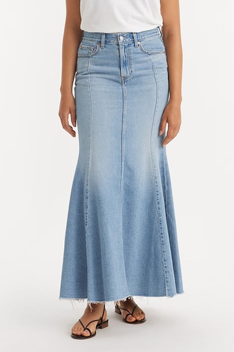 MERMAID DENIM SKIRT BLUE 1
