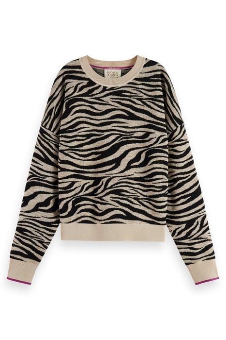 TIGER JACQUARD CREW NECK PULLOVER TIGER JACQUARD 4