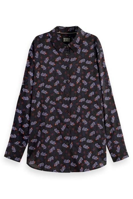 ALL OVER PRINTED RELAXED FIT SHIRT FOLK FLORAL 4