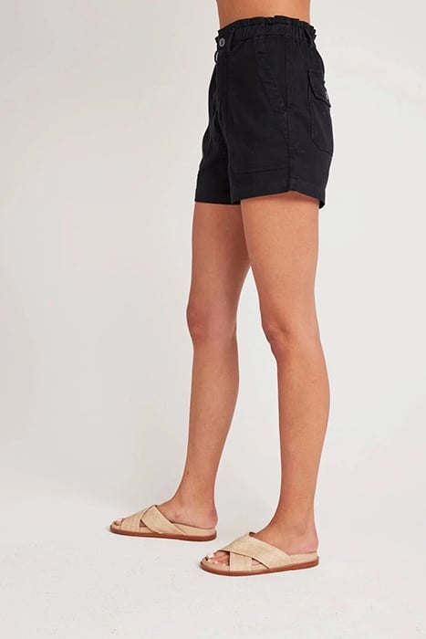 RUFFLE SHORT VINTAGE BLACK 3