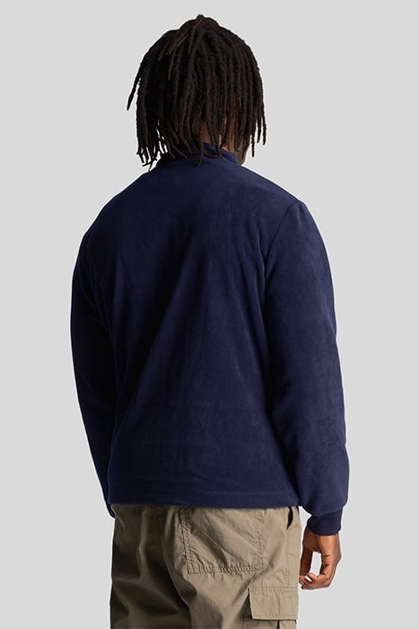 FLEECE QUARTER ZIP NAVY 2
