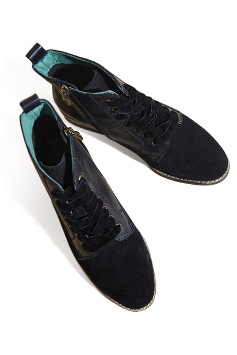 MARGOT LACE UP BOOT PURE BLACK 3